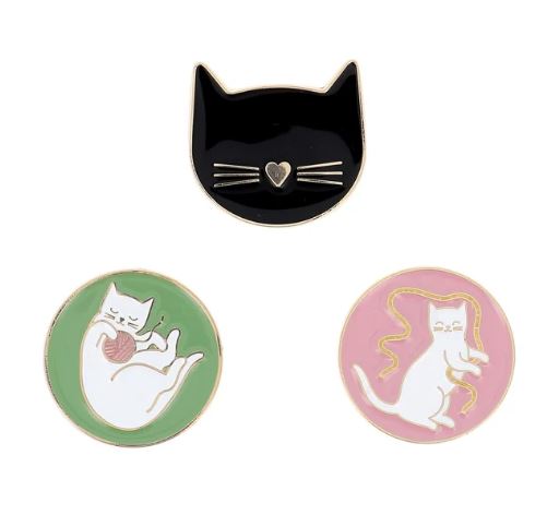 Yarn Ball Cat Needle Minder - Bohin Audrey Jeanne
