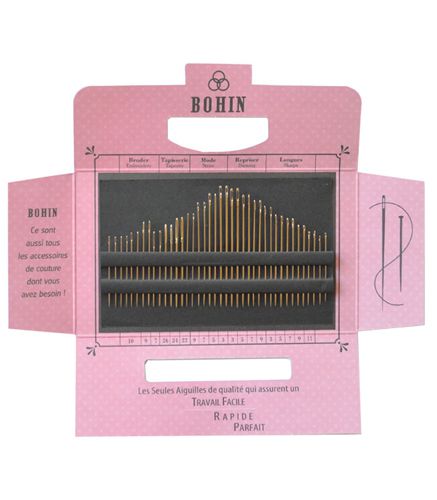 Bohin Needles book - Marlène - Pkg 40 Assorted Hand Sewing Needles (1950s Edition)