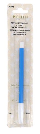 Bohin Water Erasable Marking Pen, Blue / BOH91794 Valdani perle cotton size 12 thread spool for quilting and embroidery