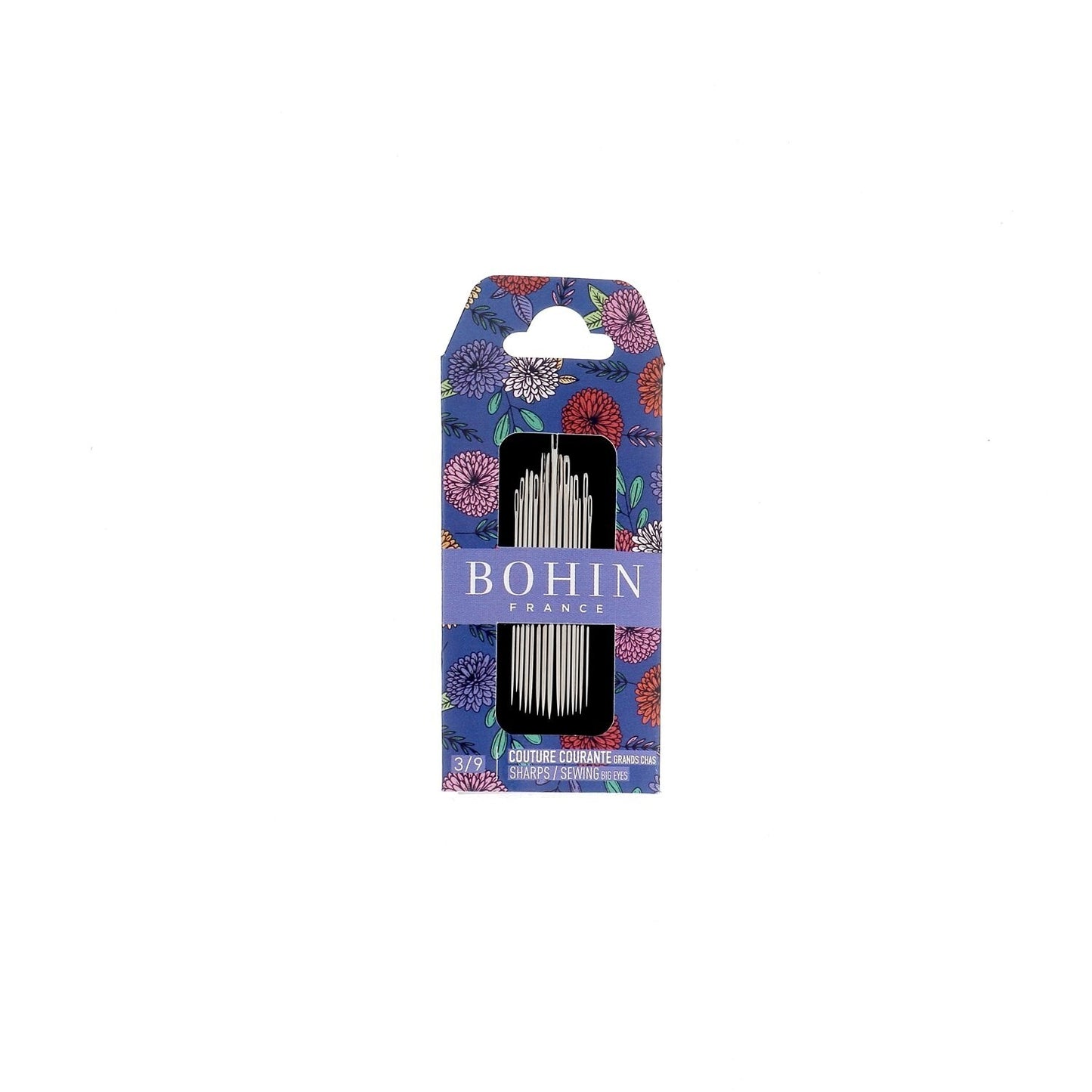 Bohin Sharp Needles Big Eye Assorted No. 3/9 Blossom Collection