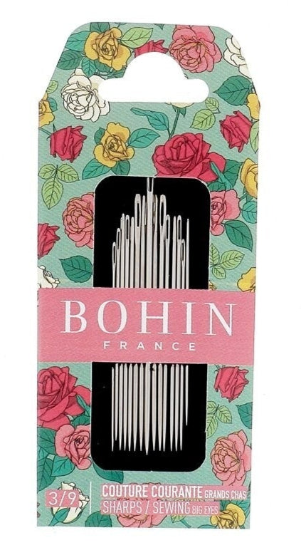Bohin Sharp Needles Big Eye Assorted No. 3/9 Blossom Collection