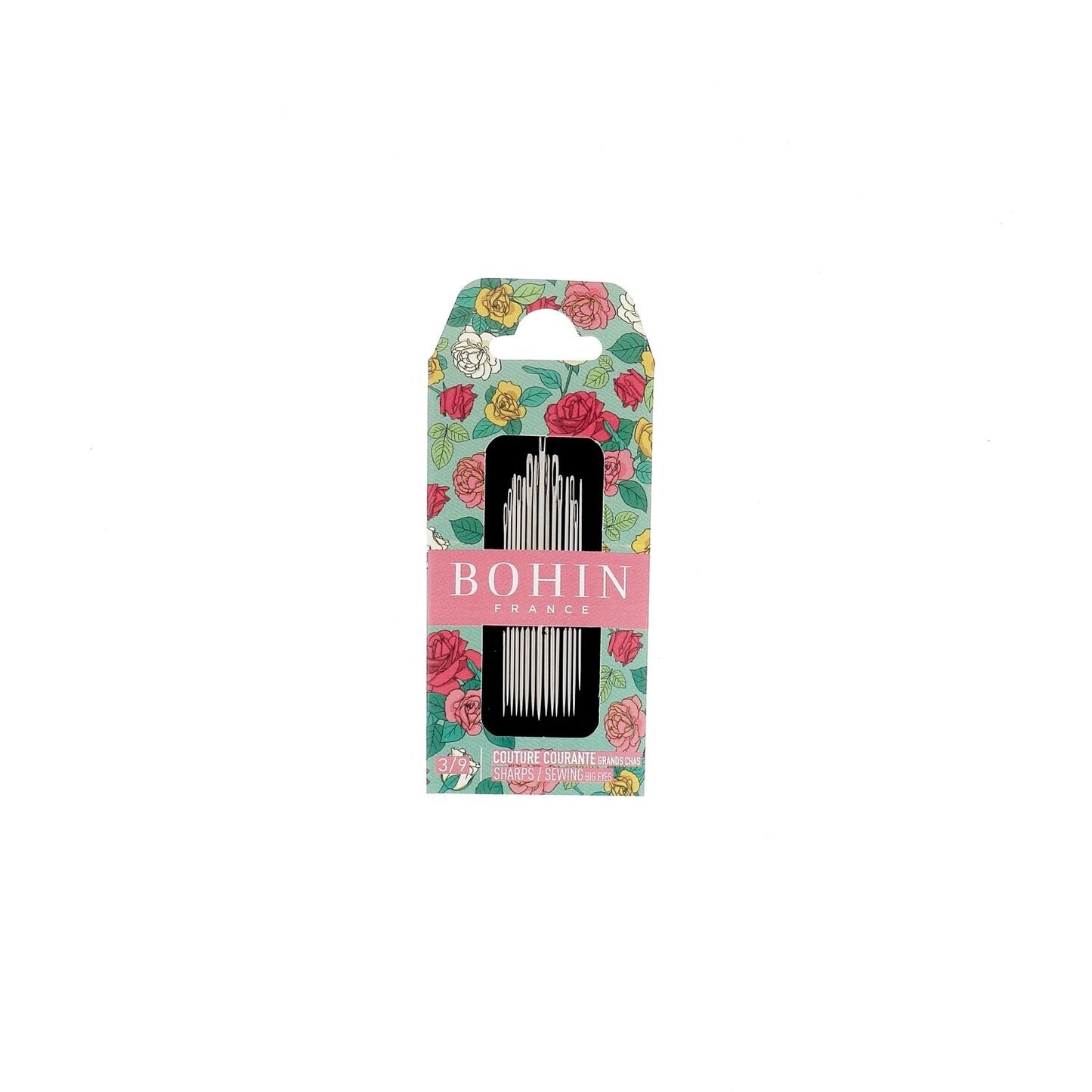 Bohin Sharp Needles Big Eye Assorted No. 3/9 Blossom Collection