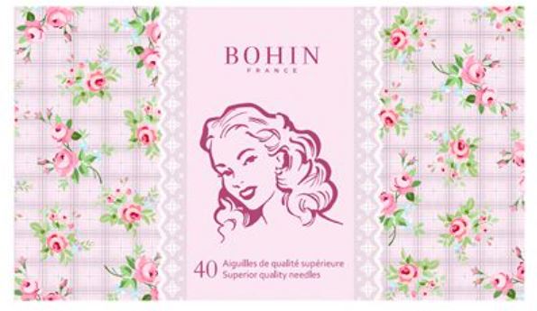 Bohin Needles book - Marlène - Pkg 40 Assorted Hand Sewing Needles ( Valdani perle cotton size 12 thread spool for quilting a