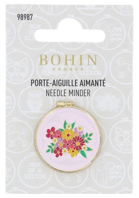Bohin Magnetic Needle Minder - Flowers