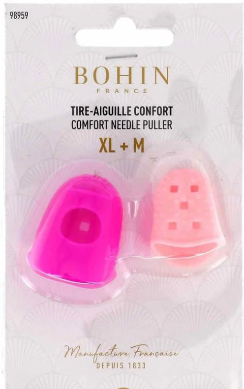 Bohin 98959 Needle Puller Silicone XL- M / Pkg of 2 Valdani perle cotton size 12 thread spool for quilting and embroidery
