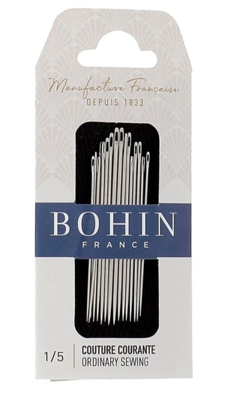 Bohin Sharp Needles Assorted No. 1/5 Valdani perle cotton size 12 thread spool for quilting and embroidery