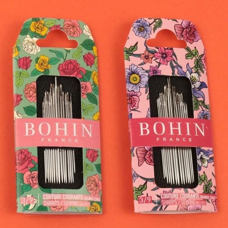 Bohin Sharp Needles Big Eye Assorted No. 3/9 Blossom Collection