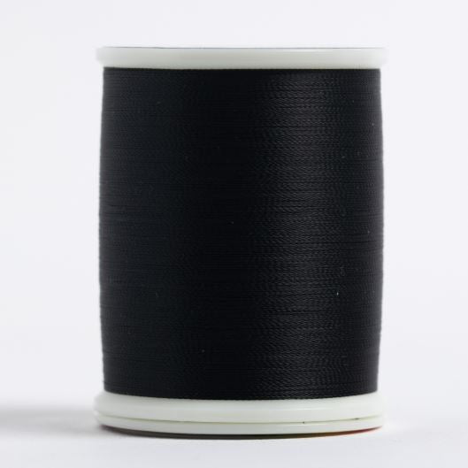 The Bottom Line #625 Black 60wt 1,420 yd. Spool | BL625 by Superior Valdani perle cotton size 12 thread spool for quilting an