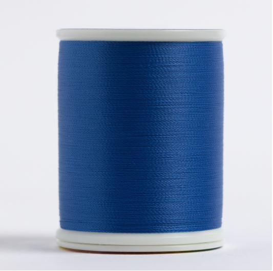 The Bottom Line #636 Bright Blue 60wt 1,420 yd. Spool | BL636 by Sup Valdani perle cotton size 12 thread spool for quilting a