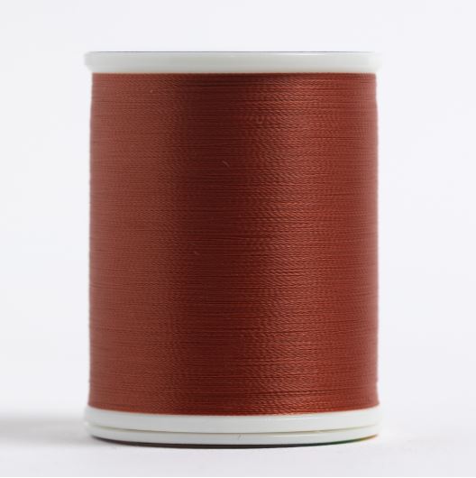 The Bottom Line #616 Copper Orange 60wt 1,420 yd. Spool | BL616 by S Valdani perle cotton size 12 thread spool for quilting a