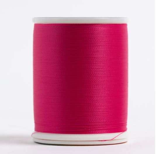 The Bottom Line #646 Hot Pink 60wt 1,420 yd. Spool | BL646 by Superi Valdani perle cotton size 12 thread spool for quilting a