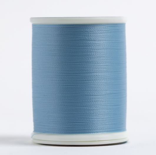 The Bottom Line #610 Light Blue 60wt 1,420 yd. Spool | BL610 by Supe Valdani perle cotton size 12 thread spool for quilting a