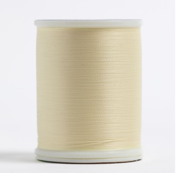 The Bottom Line #640 Light Yellow 60wt 1,420 yd. Spool | BL640 by Su Valdani perle cotton size 12 thread spool for quilting a
