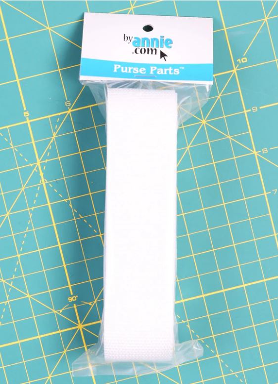 By Annie Strapping - 1 1/2" x 3 yds - White