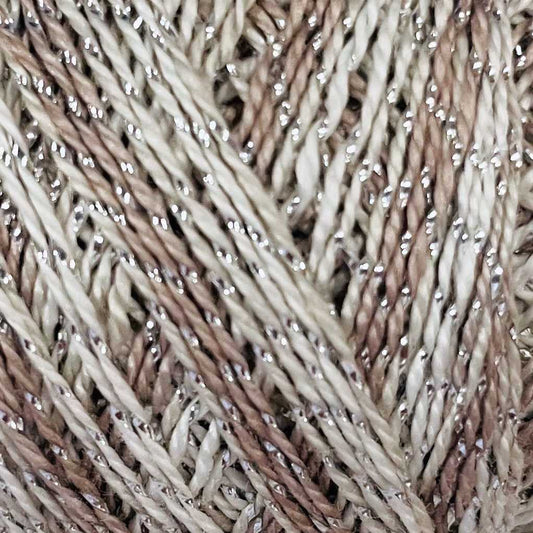 C705 Valdani Sparkle Pearl Cotton Color No: C705 - Sparkly Snow