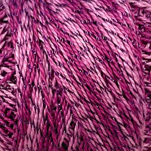 C706 Valdani Sparkle Pearl Cotton Color No: C706 - Sparkly Lavender
