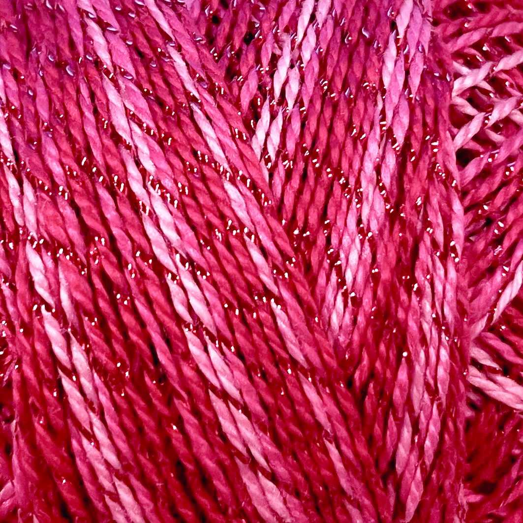 C707 Valdani Sparkle Pearl Cotton Color No: C707 - Sparkly Fuchsia