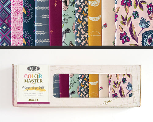 Art Gallery / Maureen Cracknell  Color Master Designer Palette 10 Piece Fat Quarter Bundle