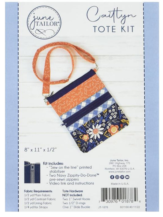 Caitlyn Tote Kit / Navy by June Tailor JT11878
