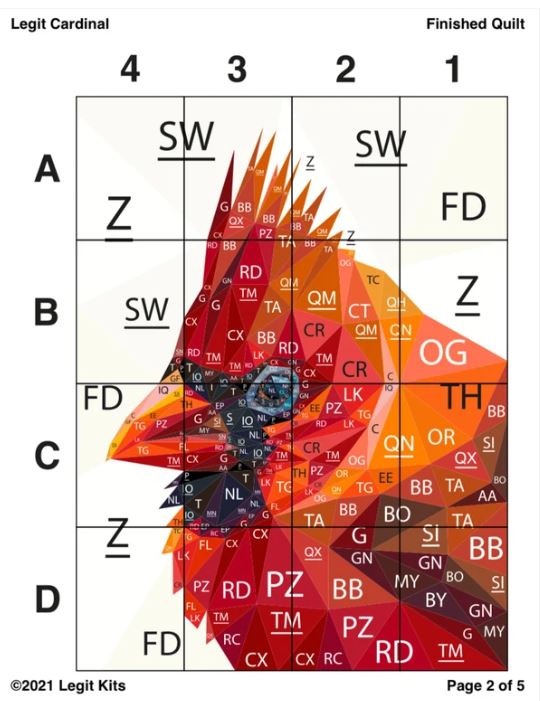 Legit Kits Legit Cardinal Pattern | Special Order