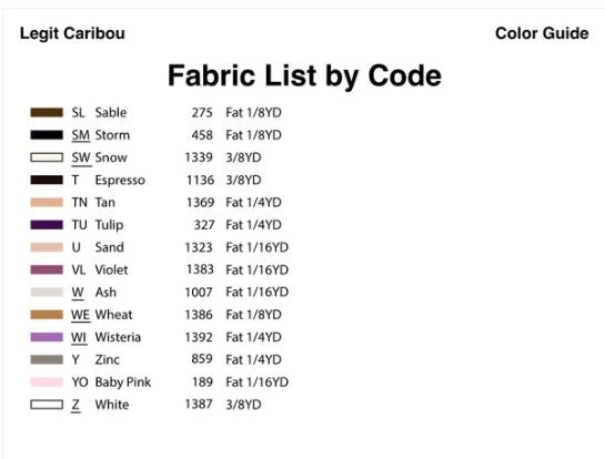 Legit Kits Legit Caribou Pattern | Special Order