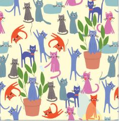 Cattitude 8-Piece Fat Quarter Bundle | Camelot Fabrics by Jennifer Wambach