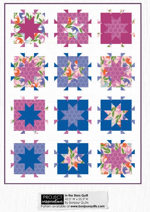 Cattitude 8-Piece Fat Quarter Bundle | Camelot Fabrics by Jennifer Wambach