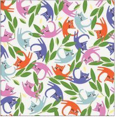 Cattitude 8-Piece Fat Quarter Bundle | Camelot Fabrics by Jennifer Wambach