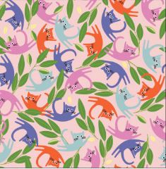 Cattitude 8-Piece Fat Quarter Bundle | Camelot Fabrics by Jennifer Wambach