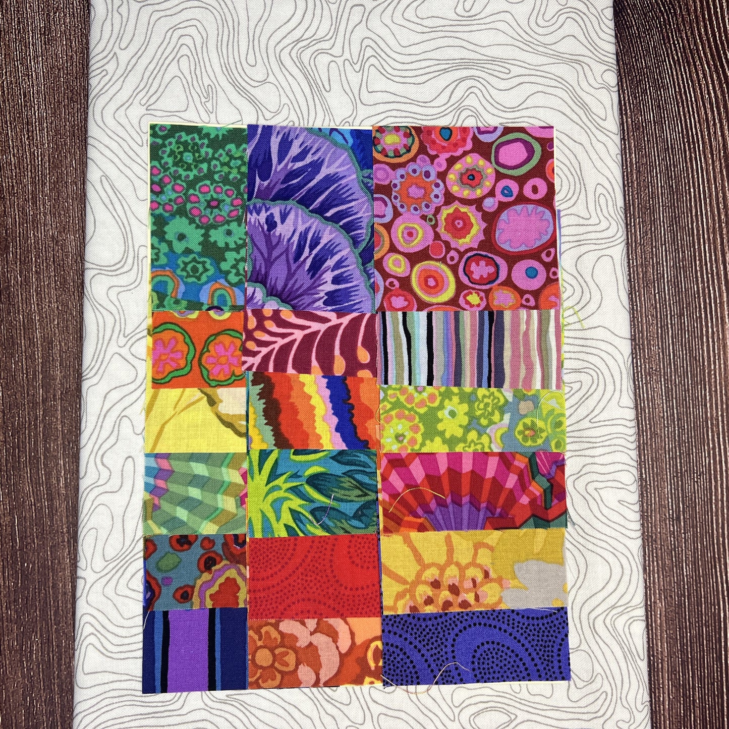 Checker Board Pillow Kit w/ Pattern designed by Lorna Costantini