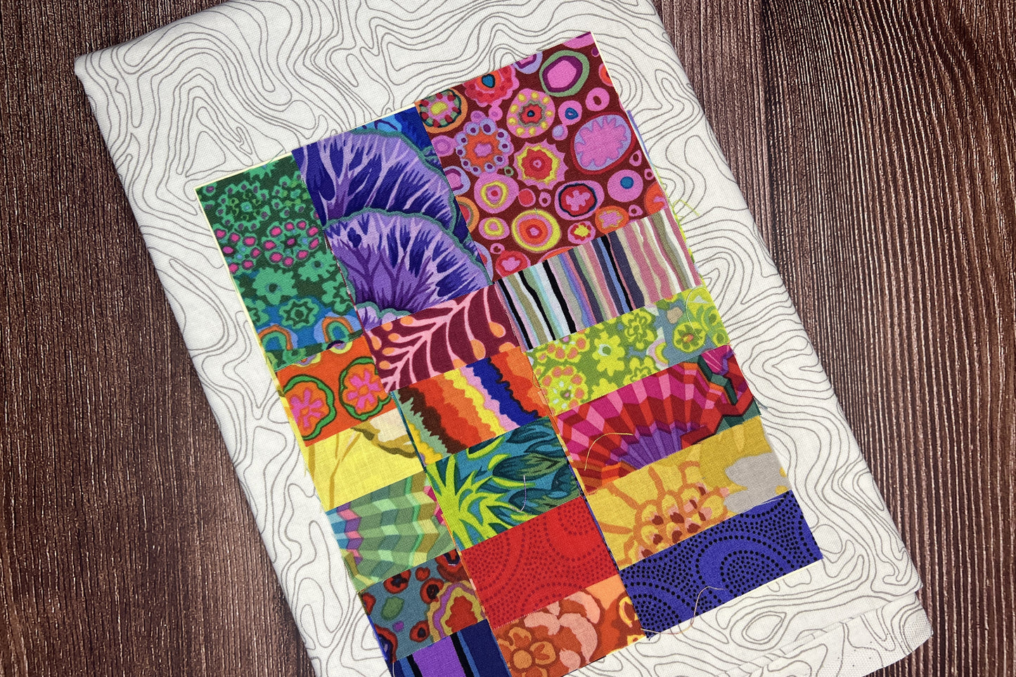 Checker Board Pillow Kit w/ Pattern designed by Lorna Costantini