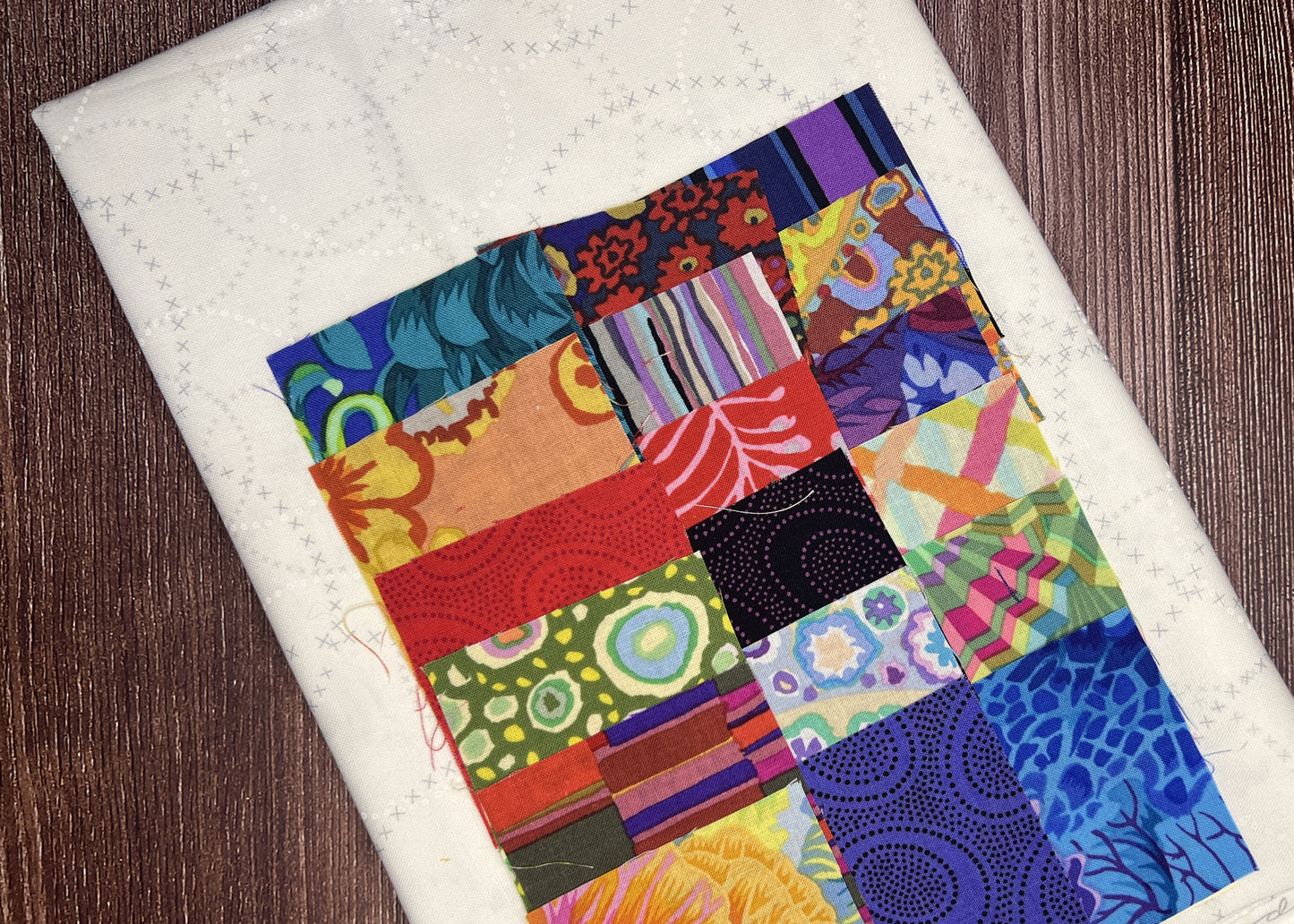 Checker Board Pillow Kit w/ Pattern designed by Lorna Costantini