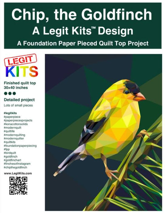 Legit Kits Chip the Goldfinch Pattern | Special Order