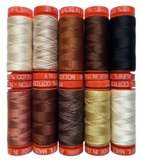 Aurifil Coffee Shop by Hoffman Fabrics | Special Order