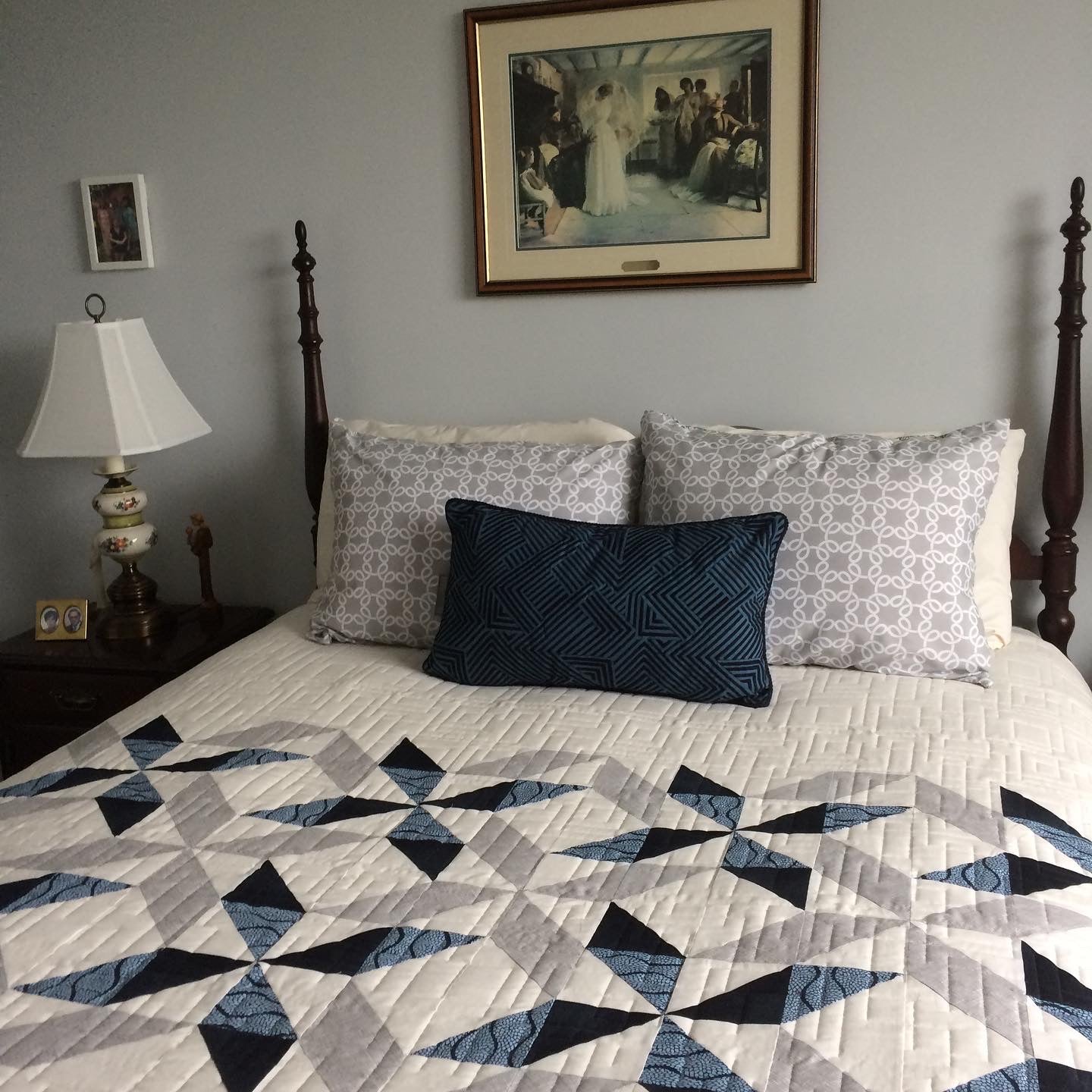 Sorella Queen Size Quilt Kit Version 6 - in Brown Fusion print with original pattern by Lorna Costantini