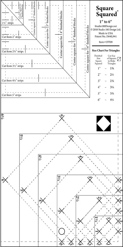 Square Squared Ruler - Studio 180 Design