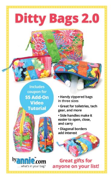 Ditty Bags 2.0 Pattern | ByAnnie