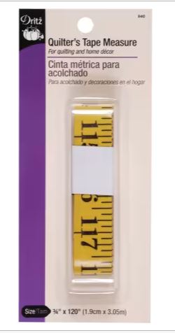 Dritz Quilters Tape Measure - 120"