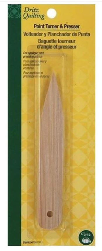 Bamboo Point Turner & Presser by Dritz Valdani perle cotton size 12 thread spool for quilting and embroidery