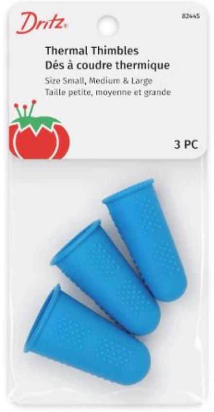 Dritz Silicone Thermal Thimbles | Heat Resistant Pressing Tools Valdani perle cotton size 12 thread spool for quilting and em