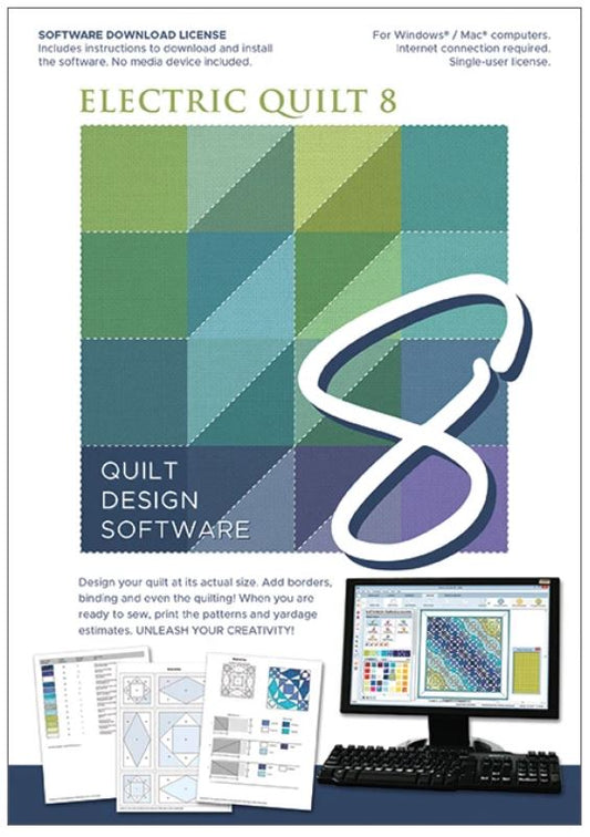 EQ8 Software by The Electric Quilt Company     SKU:A-0008EQ