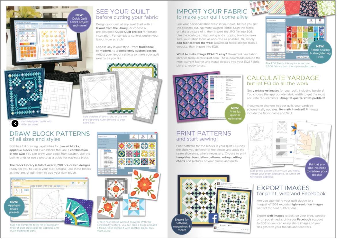 EQ8 Software by The Electric Quilt Company     SKU:A-0008EQ