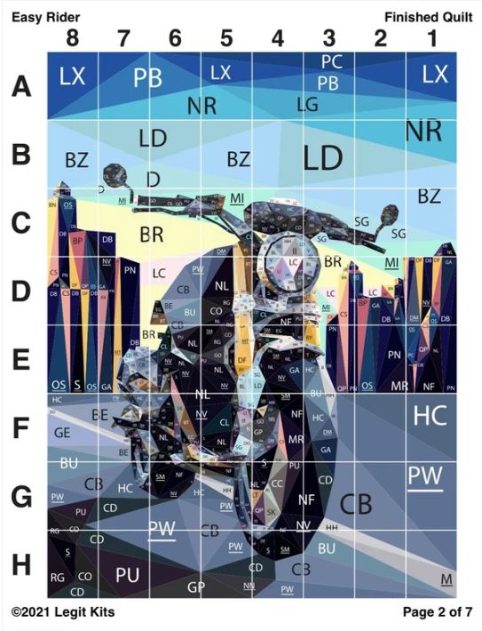 Legit Kits Easy Rider Pattern | Special Order