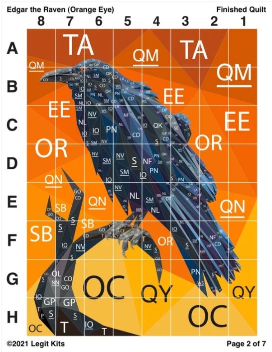 Legit Kits Edgar the Raven Pattern | Special Order