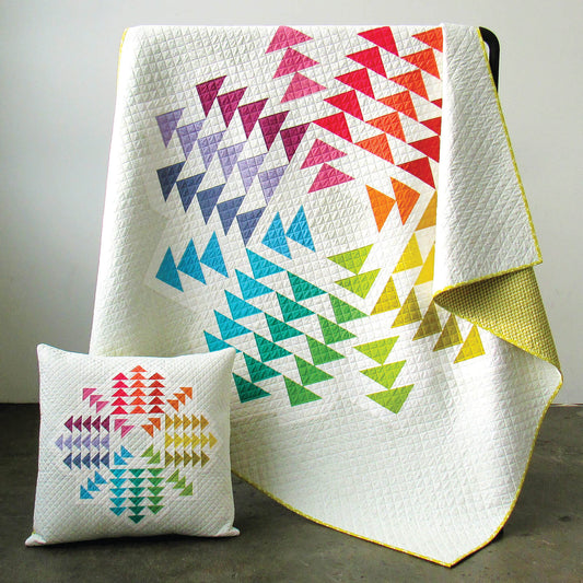 Crystal Cluster Quilt & Pillow Pattern by Elizabeth Hartman EH-059