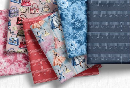 En Vogue 10 Piece Fat Quarter Bundle - Cheryl Graham for Camelot Fabrics