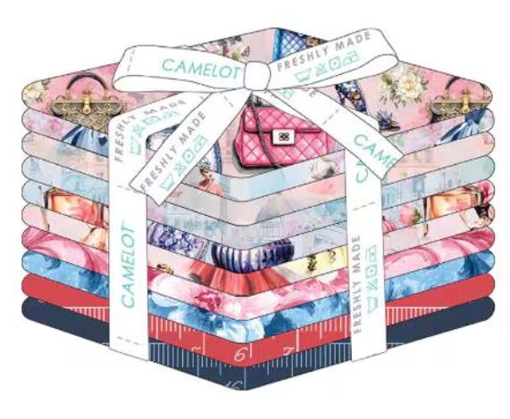 En Vogue 10 Piece Fat Quarter Bundle - Cheryl Graham for Camelot Fabrics