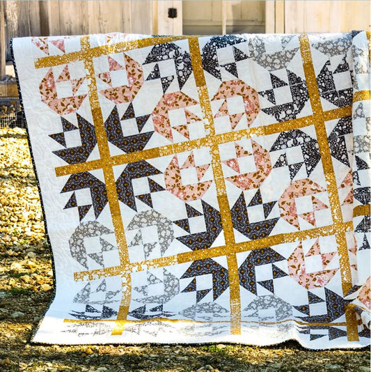 Evening Primrose Quilt Pattern - It's Sew Emma #ISE-255