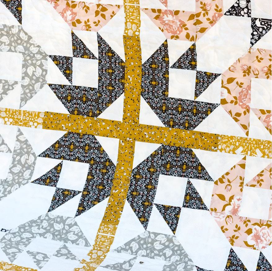 Evening Primrose Quilt Pattern - It's Sew Emma #ISE-255