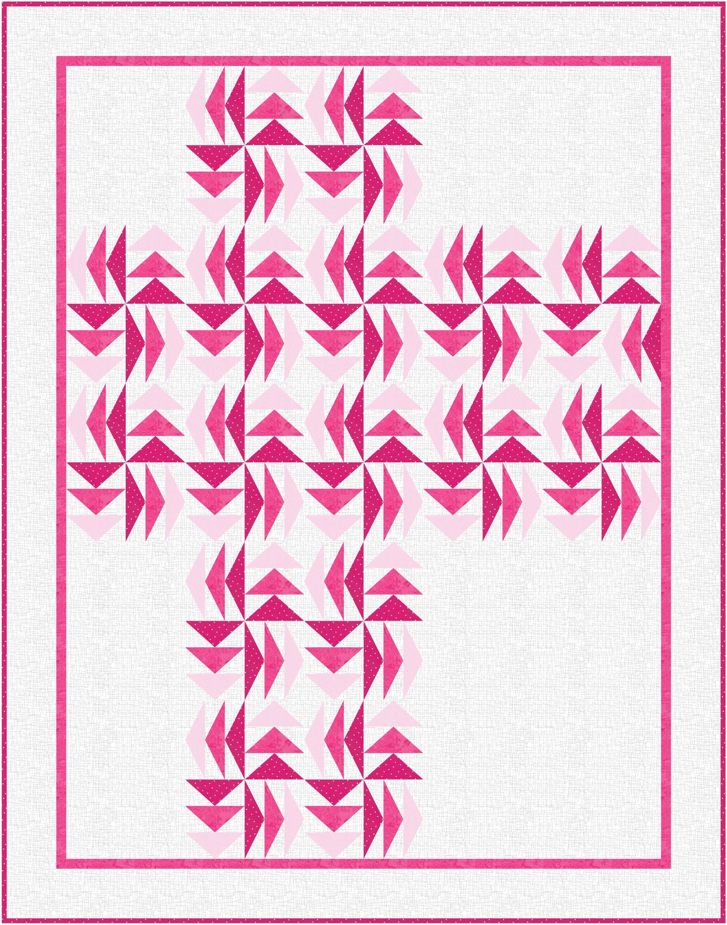 The Long Way Round Quilt Pattern / 6 Sizes (Baby to King) designed by Stephanie - Sunny Quilt Creative